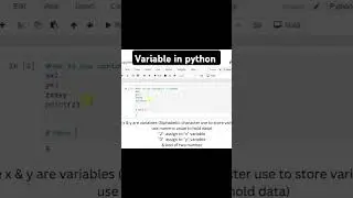 Variable in python | Intelligence Logic