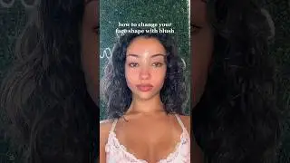 using blush to enhance different features