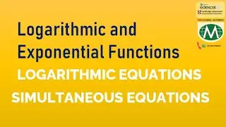 Solving Simultaneous Logarithmic Equations (URDU)