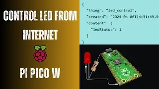 Remote Control LED From Internet using Raspberry Pi Pico W | Dweet.IO