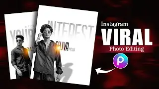 Creative text portrait photo editing in PicsArt || text photo editing tutorial || Artistrajk