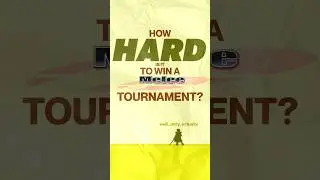 How hard is it to win a Melee tournament?