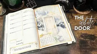 🤍🦢 January 2024 Plan With Me | The White Door | Common Planner | Bullet Journal #10kdoors2024