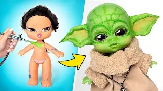 Making Baby Yoda From An Old Bratz Doll