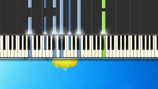 [Piano Tutorial Synthesia]E lucean le stelle - Puccini Giacomo