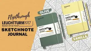 Leuchtturm1917 Sketchnote Journal Flipthrough Video
