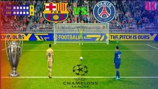 PSG vs FC Barcelona 🥵🏆 | Champions league 🔥 | Penalty Shootout - efootball ™2023 |Neymar