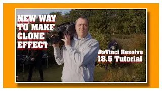 New way to make the clone effect using DaVinci Resolve 18.5