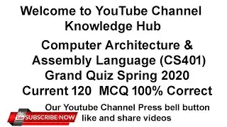 #CS401 Grand Quiz 120 MCQ Spring 2020