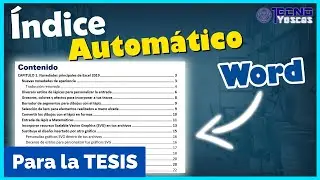 Haz tu INDICE para la TESIS Automatico 💻 👍