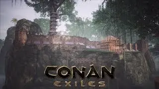 Conan Exiles - Outer Walls, Jungle Treehouse City (Speed Build)