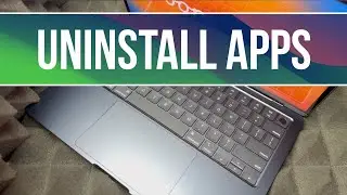 How do I completely Uninstall an application on a MacBook Air