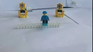 Skier Doing Rail (LEGO)