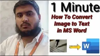 How to Convert Image to Text in MS Word
