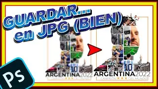 💾[Guardar JPG Bien ] Diferencia entre GUARDAR y EXPORTAR Photoshop