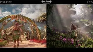 Horizon Forbidden West | PS4 PRO vs PS5 early comparison | January 2022 footage