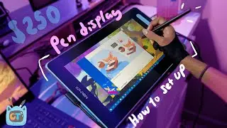 ✏️Cheap Drawing Tablet for Small Spaces 🌱 XP Pen Artist 12 [2nd gen] Setup & First Impressions