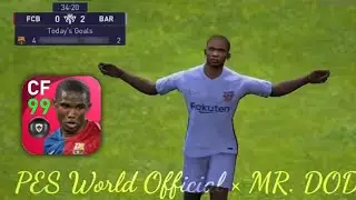 New Iconic Moment Eto'o Celebration || First Look And Gameplay || Pes 2021 Mobile