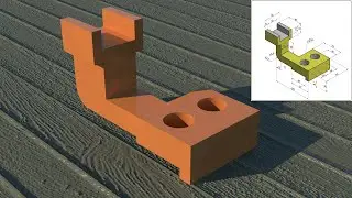 How to draw 3d model in SketchUp #3