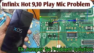 Infinix Hot 10 Play Mic Jumper || Infinix Hot 10 Play Mic Not Working