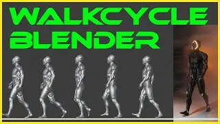 Blender-Tutorial  - Walk Animation -  Riggen mit Bones {Deutsch}