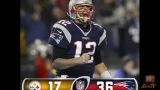 NEW ENGLAND PATRIOTS DESTROY THE PITTSBURGH STEELERS.