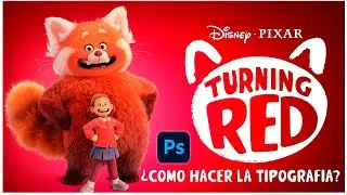 COMO HACER LA TIPOGRAFÍA TURNING RED EN PHOTOSHOP