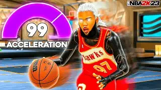 This 5'8 3PT SHOT CREATOR BUILD w/ 99 ACCELERATION is UNFAIR in NBA 2K23