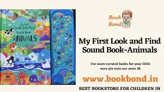 My First Look And Find Sound Book Animals