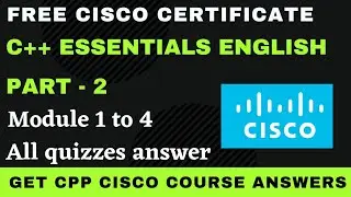C++ Essentials part 2 module 1 to 4 Test Answers | cpp part 2 module 1 to 4 quiz answers 