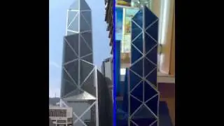 Bank of China Tower my hobbie self-made architectural models