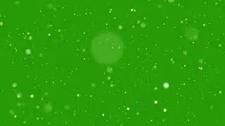 Snowfall green screen