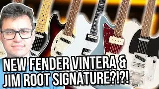 New Jim Root White Jazzmaster & Fender Classic-Inspired Vintera Series || ASKgufish