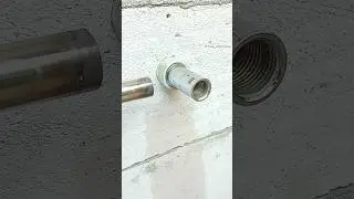 Few people know this technique for repairing a polypropylene threaded fitting #shorts #diy #tips