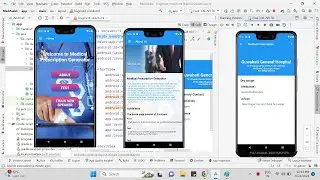 Medical Prescription app Android Studio with firebase database using java || Source Code.