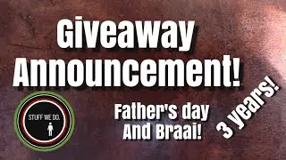 Giveaway announcement, Father's day and an awesome Braai or BBQ!