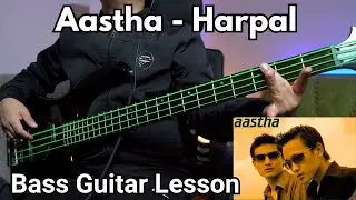 Aastha - Harpal Bass Guitar Lesson | Nepali Bass Guitar Lesson