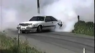Old Mustang Burnout