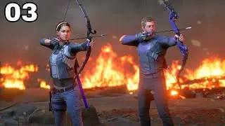 MARVEL'S AVENGERS - Gameplay Walkthrough Part 3 - Young Hawkeye & Old Hawkeye