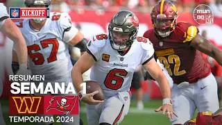 Washington Commanders vs. Tampa Bay Buccaneers | Semana 1 - NFL 2024 | Highlights Resumen en español
