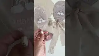 Сповіщення про вагітність на акрилі 🎈