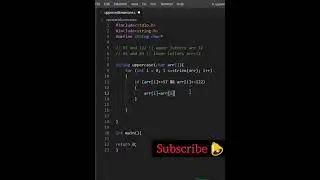 Uppercase function in c language || how to string convert uppercase in c language 