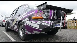 Mitsubishi EVO 8 - LS V8 Engine Swap - 1/4 Mile 8.09 @ 171mph