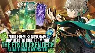 FTK Quicken Deck Nowadays is Too Unhinged | Alhaitham Genshin TCG | Genshin Impact TCG