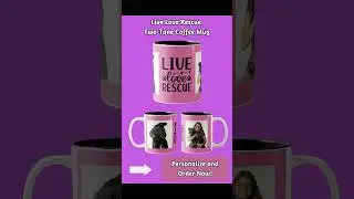 Personalized Rescue Dog Coffee Mugs