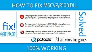 The Ultimate Solution for mscvp/r.dll Error | Windows 7, 8, 8.1, 10