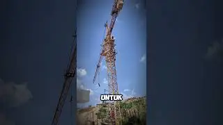 TOWER CRANE ALAT UNTUK ANGKAT MATERIAL DI KONSTRUKSI‼️