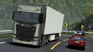 A Relaxing Drive Though The Norwegian Mountains In Euro Truck Simulator 2