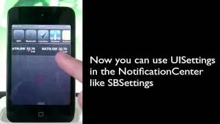 How to install UISettings on iOS 5