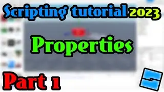 [2023] (Roblox Studio Scripting Tutorial) Changing properties - Part 1